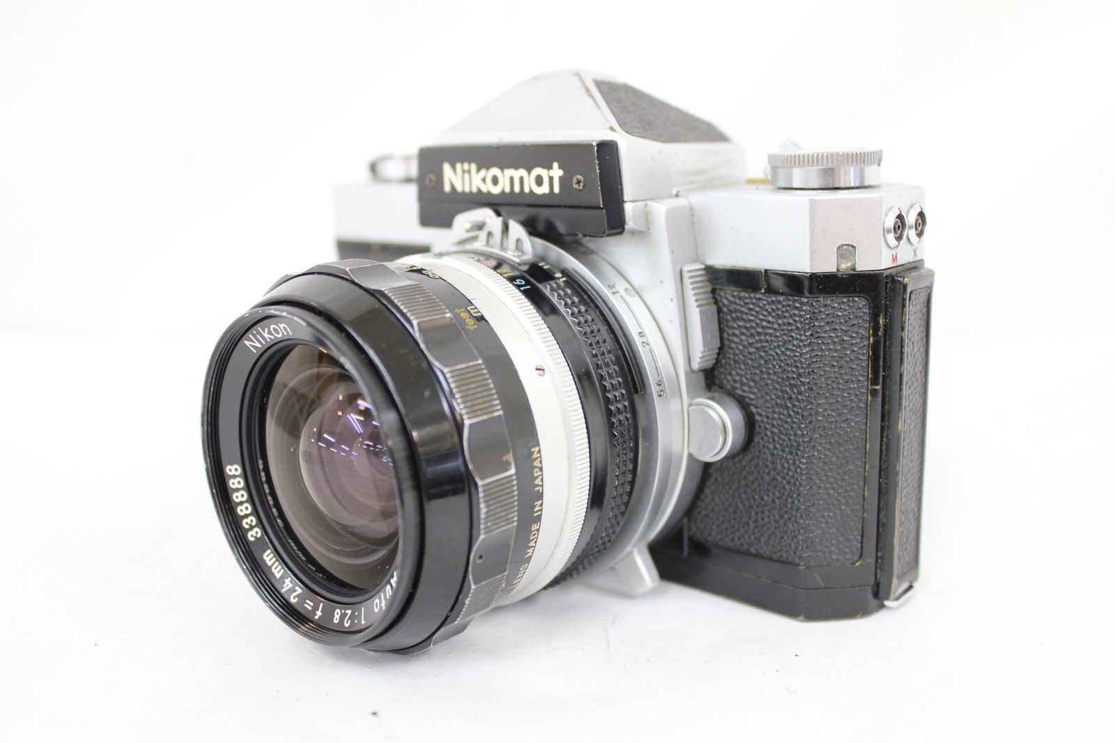 返品保証 ニコン Nikon Nikomat N FT Nikkor-N Auto 24mm F2.8 ボディレンズセット M5909