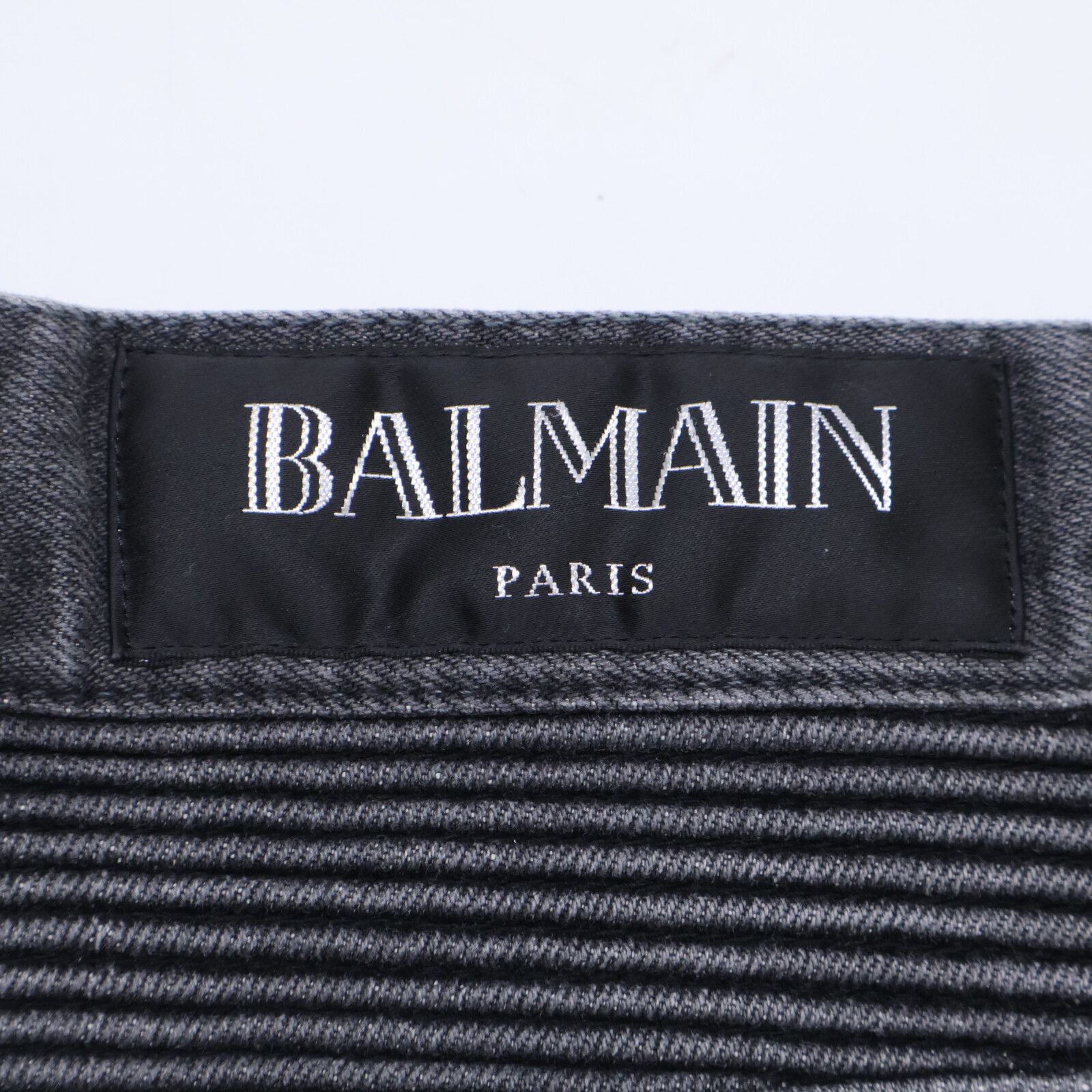 BALMAIN バルマン ﾌﾞﾗｯｸ ﾊﾞｲｶｰ ﾃﾞﾆﾑ 27 - メルカリ