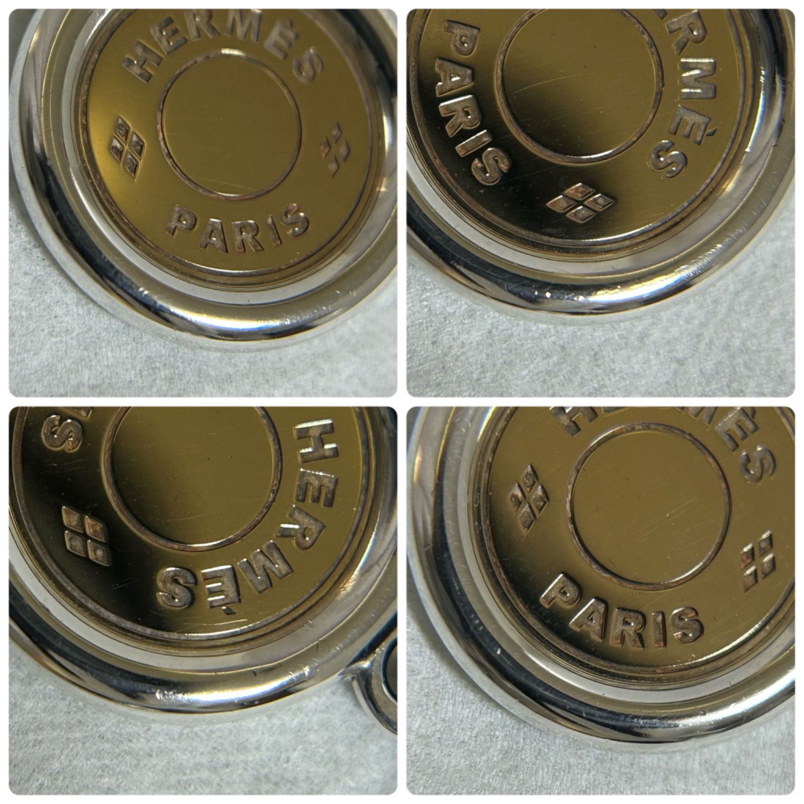 エルメス セリエ コイン メダル コード チョーカー ネックレス