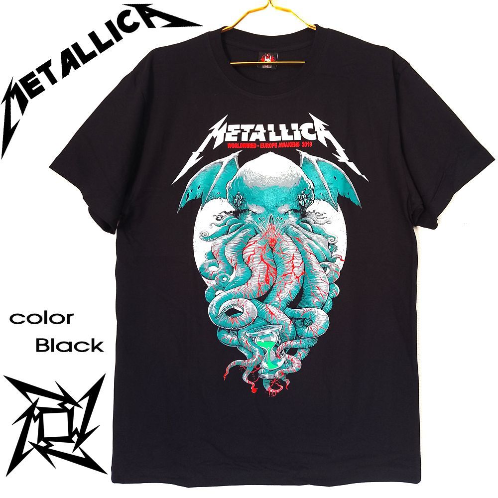 81 METALLICA メタリカ Tシャツ ブラック Lサイズ 美品 WORLDWIRED EUROPE AWAKENS 2019 ヘヴィメタ  USA メタルバンド ロックT メタルT バンドT ミュージックT サイン メンズ レディース ユニセックス - メルカリ