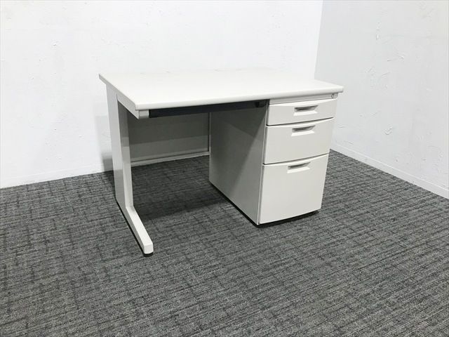 片袖デスク CZ オフィスデスク イトーキ ホワイトグレーW
