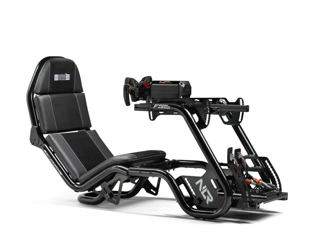 初回入荷記念キャンペーン中 Next Level Racing F-GT Pro Formula and GT Racing Simulator Cockpit レーシングコックピット レーシングホイールスタンド Black NLR-R003
