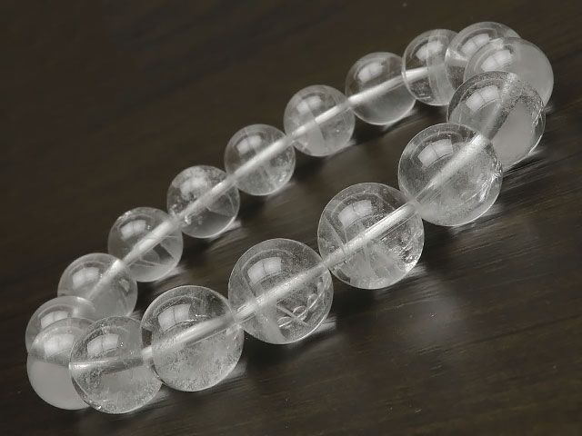 幻影水晶（ファントムクリスタル） 丸玉ブレス 12mm No.9【1点もの 