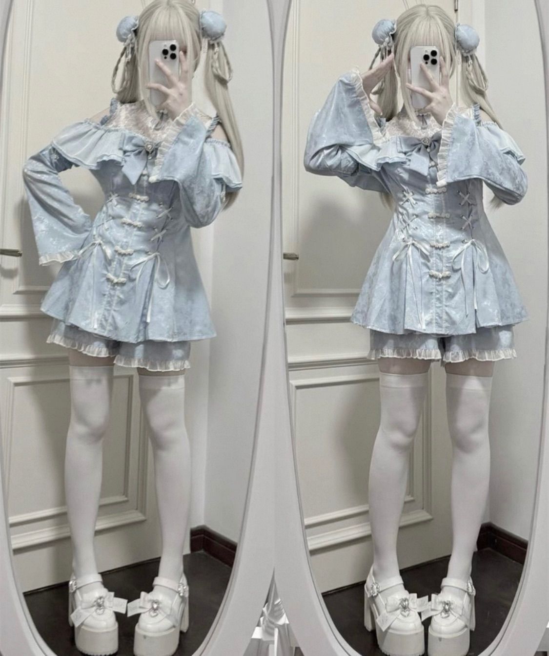 地雷 マーズ クロス 十字架 セーラー セットアップ ゴスロリ コラボ 限定 ❤︎ 地雷 マーズ クロス 十字架 セーラー セットアップ ゴスロリ コラボ