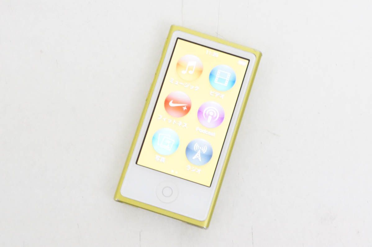 iPod nano 第7世代 MD476J イエロー iPod nano Apple 第7世代（16GB）MD476J/A：イエロー : Centro