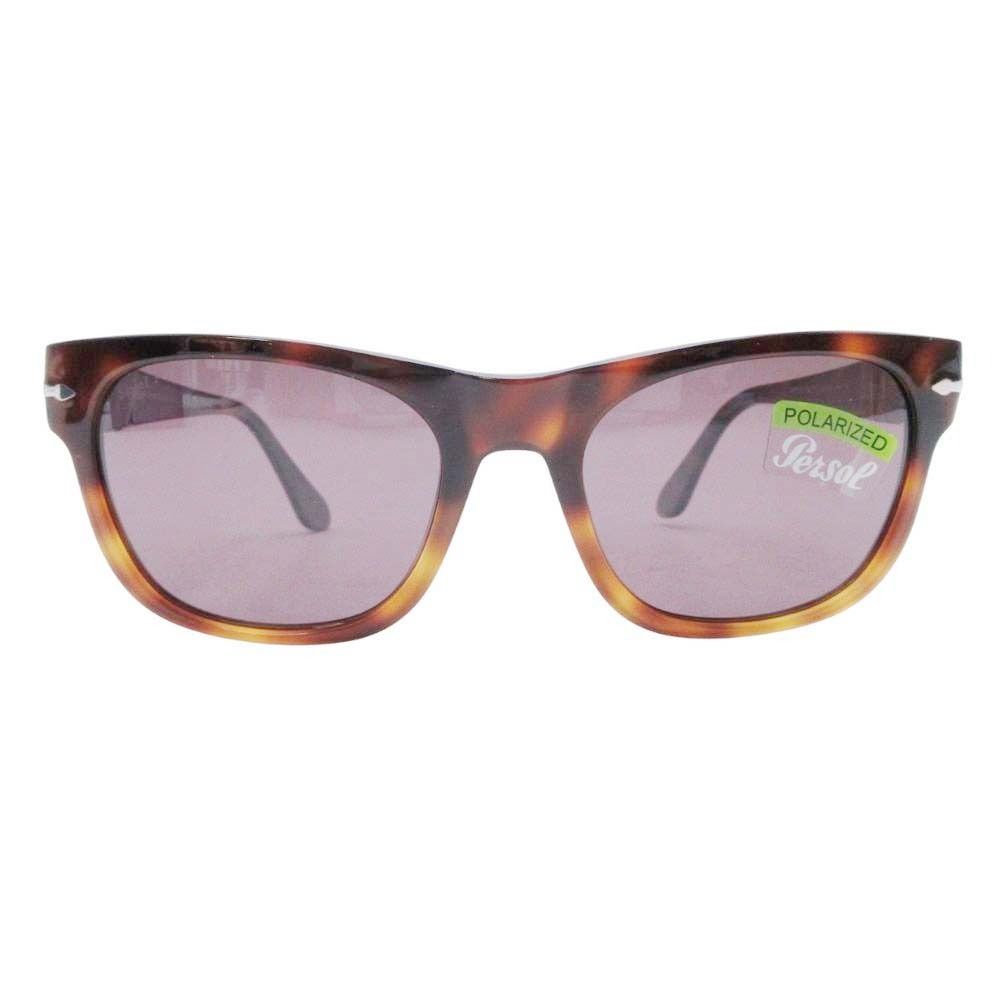 新品同様 Persol ペルソール サングラス スクエア セルフレーム べっ甲  