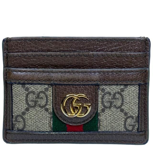 GUCCI グッチ 523159 GGスプリーム カードケース パスケース 名刺入れ