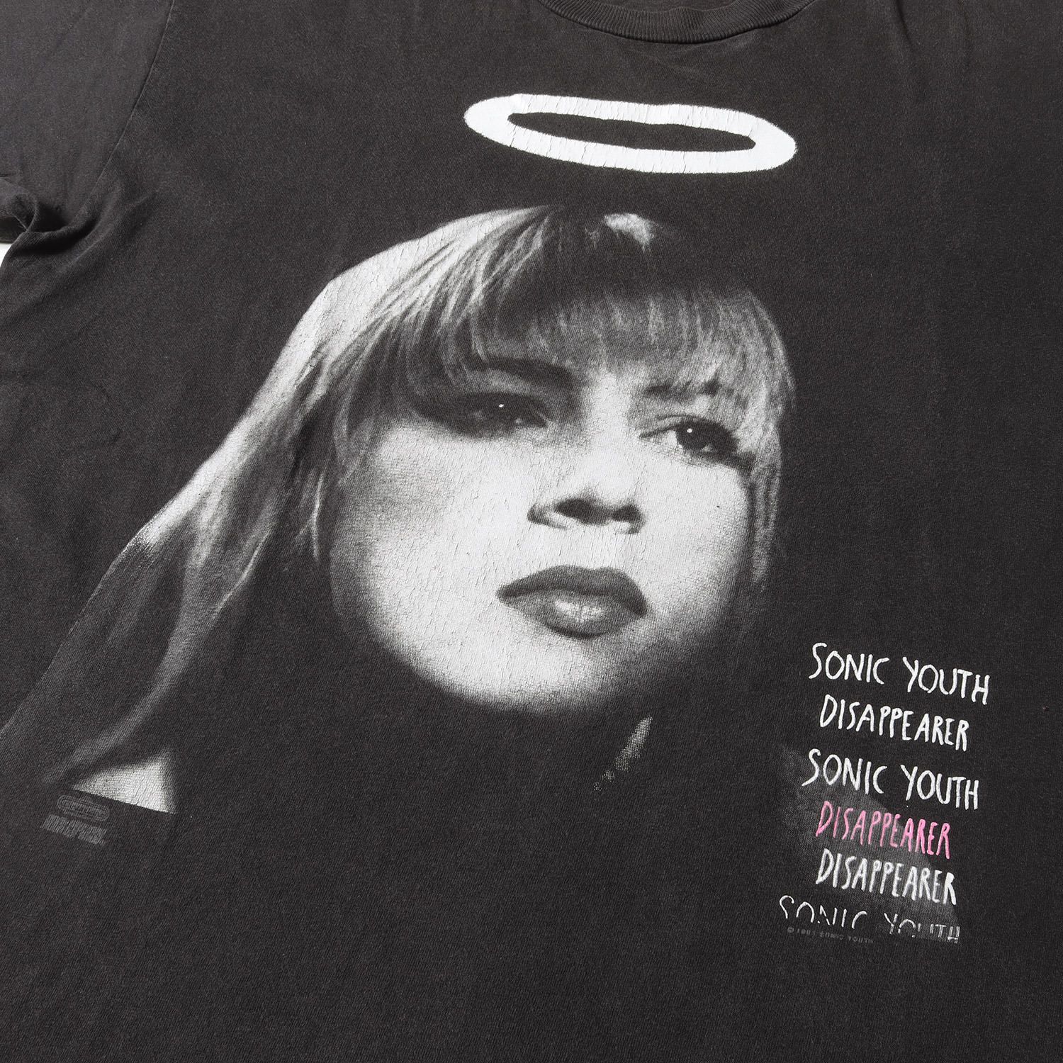 90s SONIC YOUTH DISAPPEARER ソニックユース クルーネック 半袖