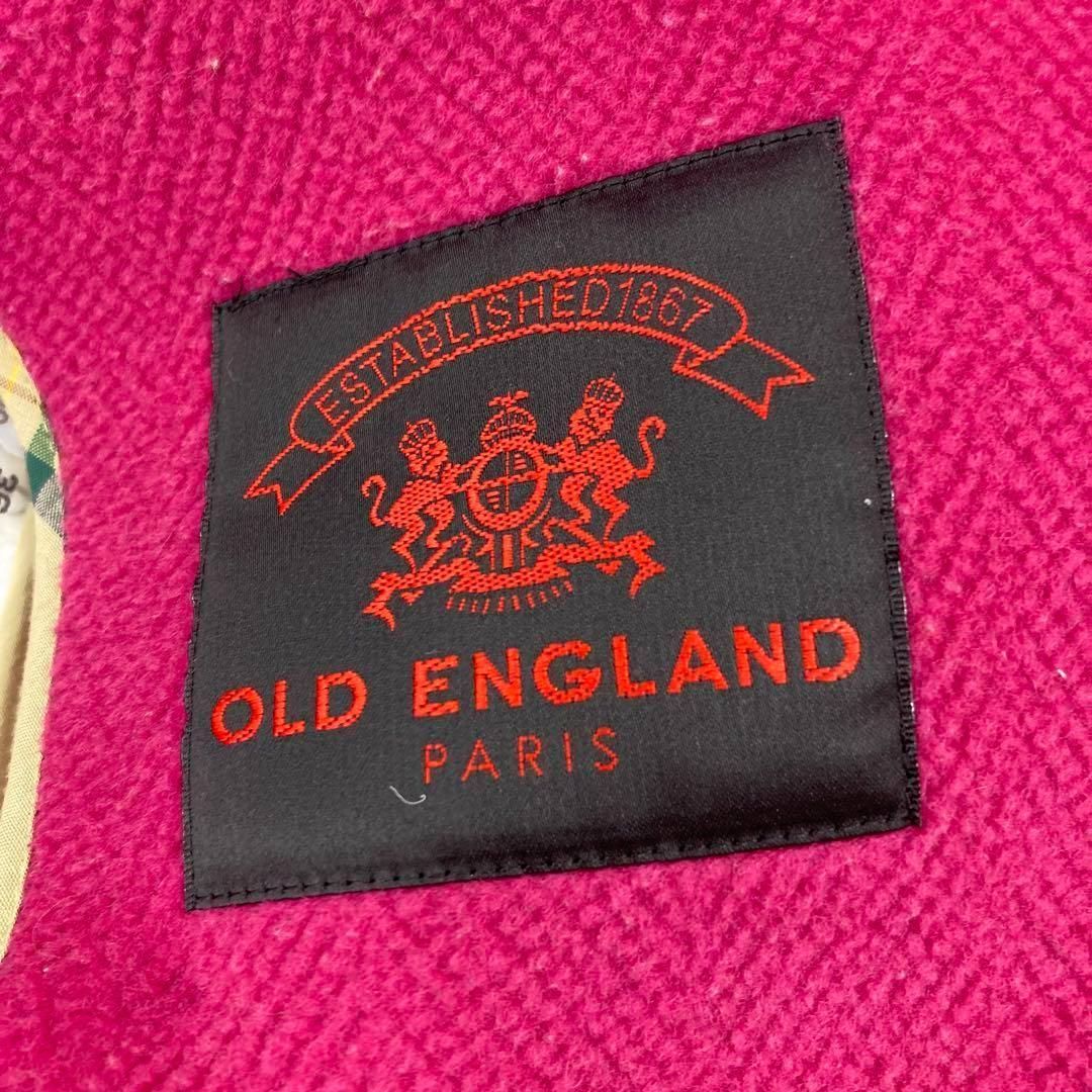 OLD ENGLAND ウール ピーコート 36 オールドイングランド ピンク