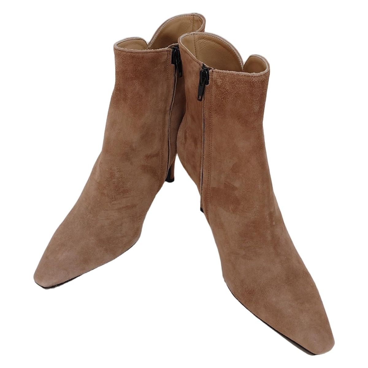 FABIO RUSCONI ファビオルスコーニ ショートブーツ 38 レディース - ライトブラウン