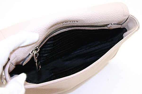 ★ PRADA / プラダ ★ レザーショルダーバッグ 1BD314 ブラック サフィアーノレザー ショルダーバッグ | PRADA