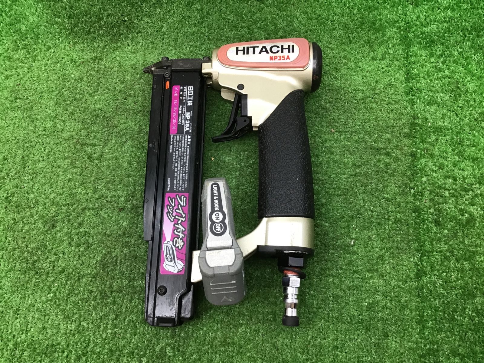 動作品 ハイコーキHIKOKI日立工機♪常圧ピンネイラ NP35A♪釘打機♪アクトツール富山店♪C