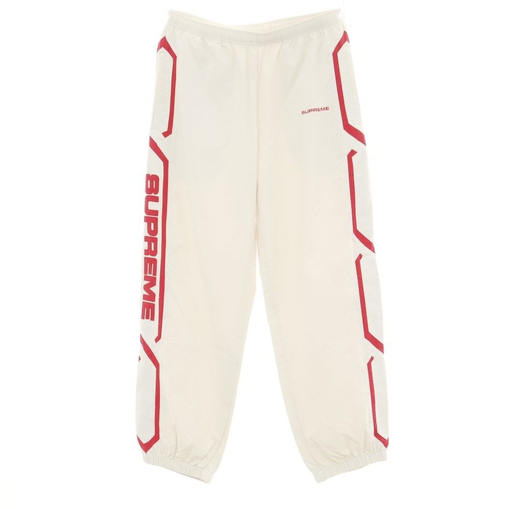 中古】シュプリーム Supreme 2024年春夏 Inset Link Track Pant ナイロン トラックパンツ イージーパンツ  オフホワイトxレッド【サイズM】【メンズ】 - メルカリ