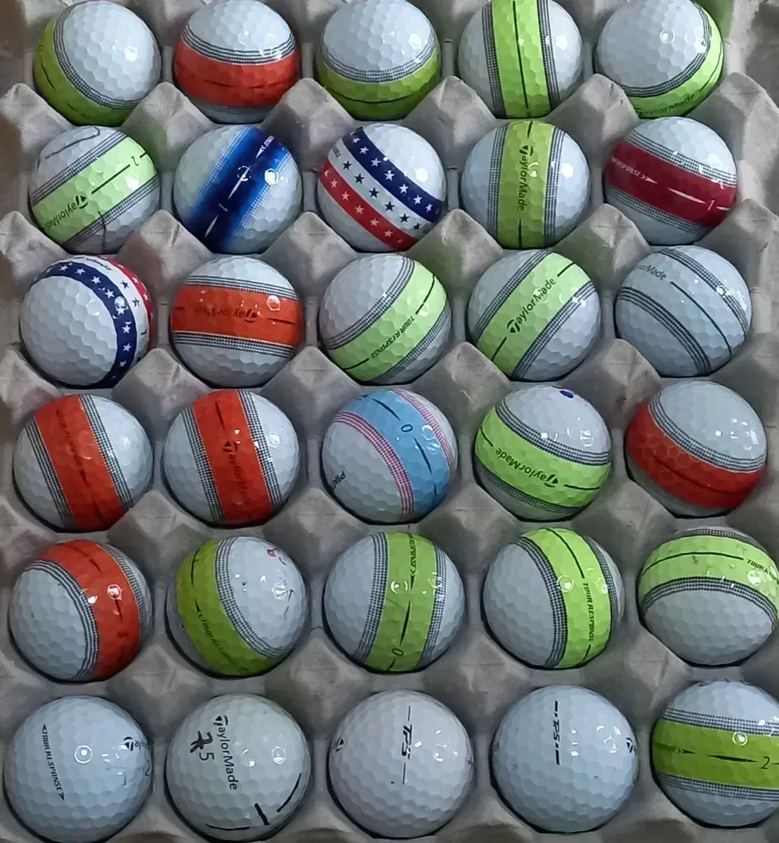 テーラーメイド ストライプ tp5 30 犬 ゴルフボール ロストボール