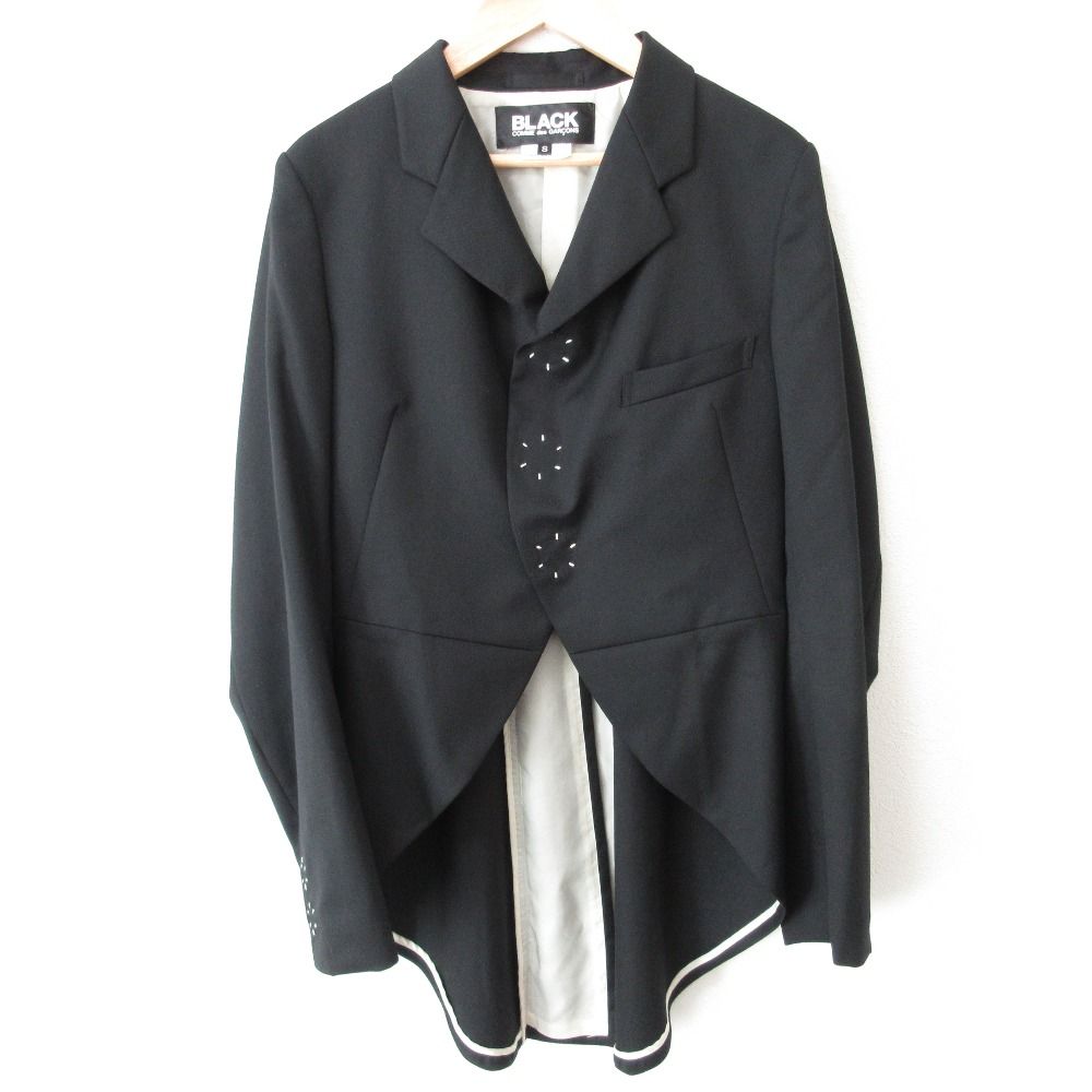 美品 11SS COMME des GARCONS ブラック コムデギャルソン スナップ