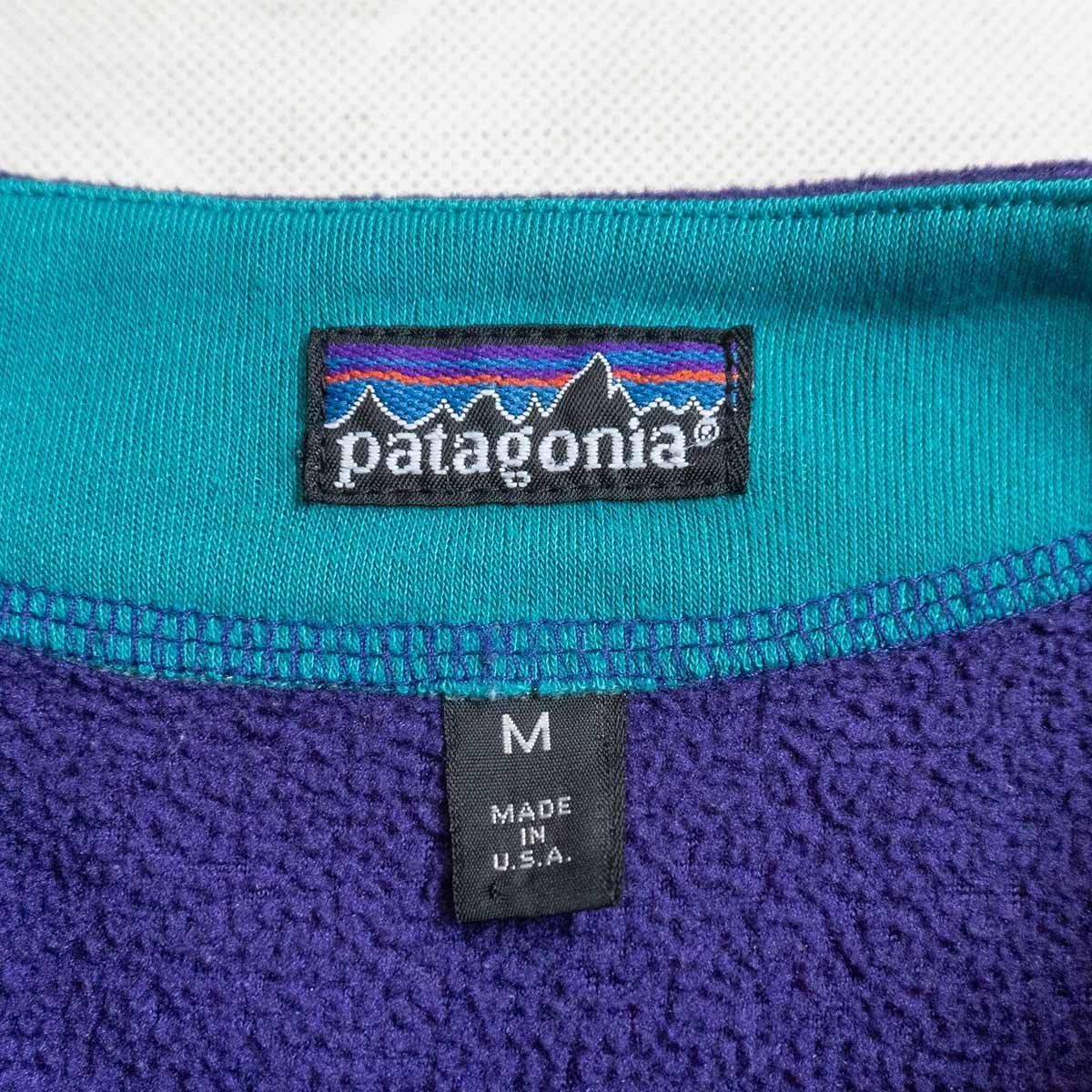 希少/USA製/90s】PATAGONIA【プルオーバー フリース ジャケット】M パタゴニア 古着 y2312248 - メルカリ