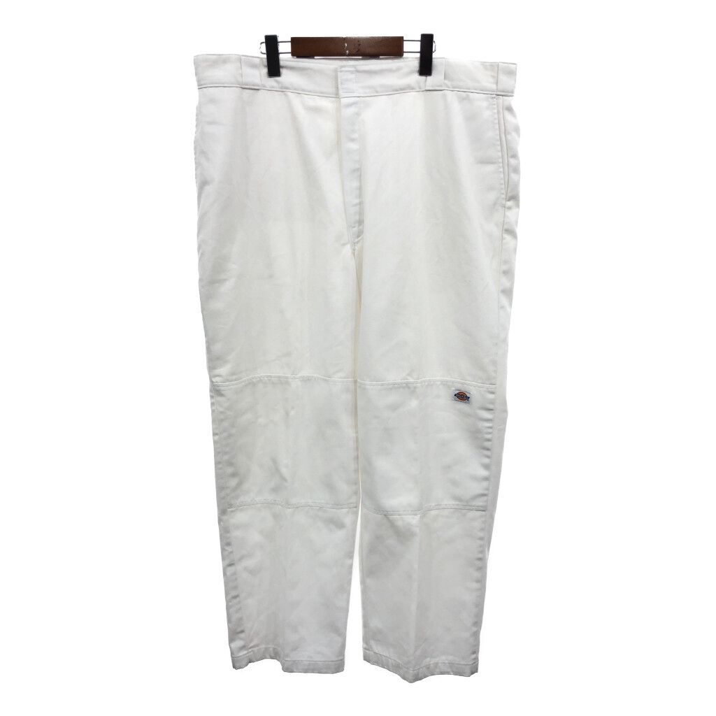 Dickies ディッキーズ ダブルニー ワーク パンツ 大きいサイズ ホワイト (メンズ W40 L32) 中古 古着 Q7702