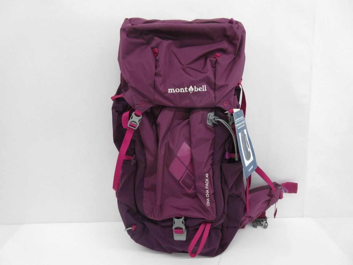 ♥ モンベル mont-bell CHA CHA PACK 30 チャチャパック リュック 40 レッド 赤 レディース
