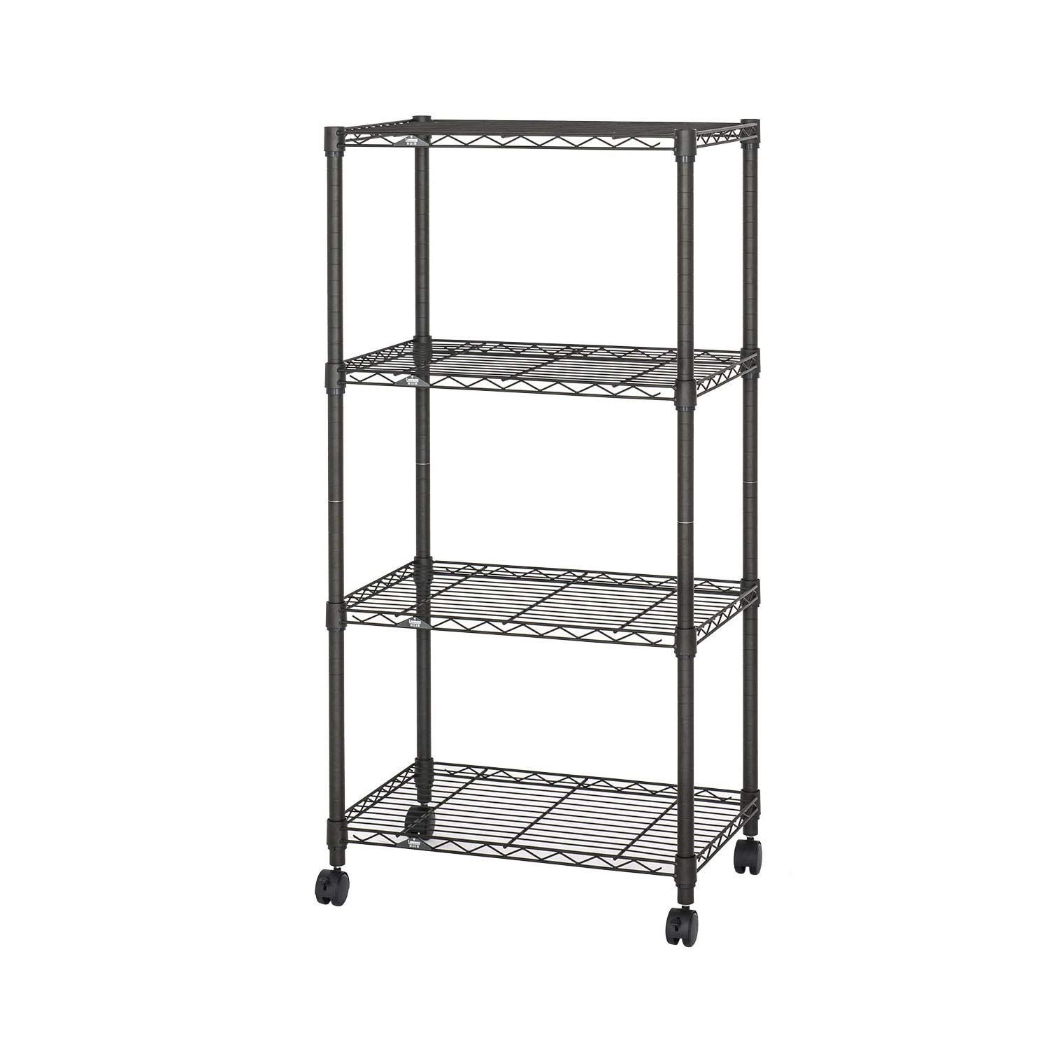 人気商品】ドウシシャ ルミナス ノワール ラック 4段 幅60 奥行40