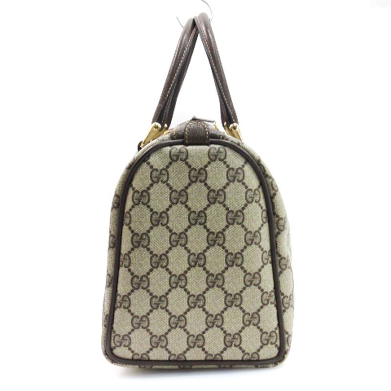 【美品】オールドグッチ シェリーライン GGスプリーム ボストンバッグ 2way オールドグッチ ボストンバッグ シェリーライン GGスプリーム