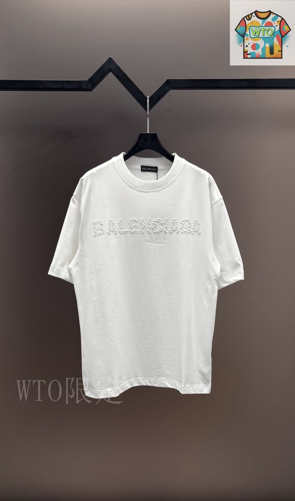 BALENCIAGA 3Dリキファイドエフェクト コットン フーディー ロゴ 25SS】BALENCIAGA TACKY GOLD ジップ ロゴ コットン フーディ