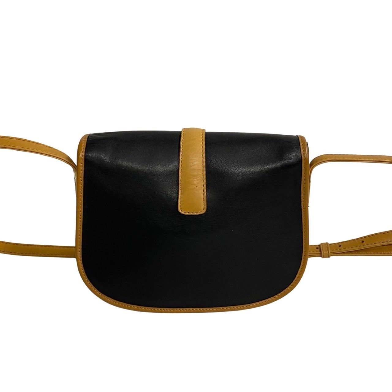 極 美品 希少品 CELINE セリーヌ ロゴ 金具 レザー 本革 ミニ