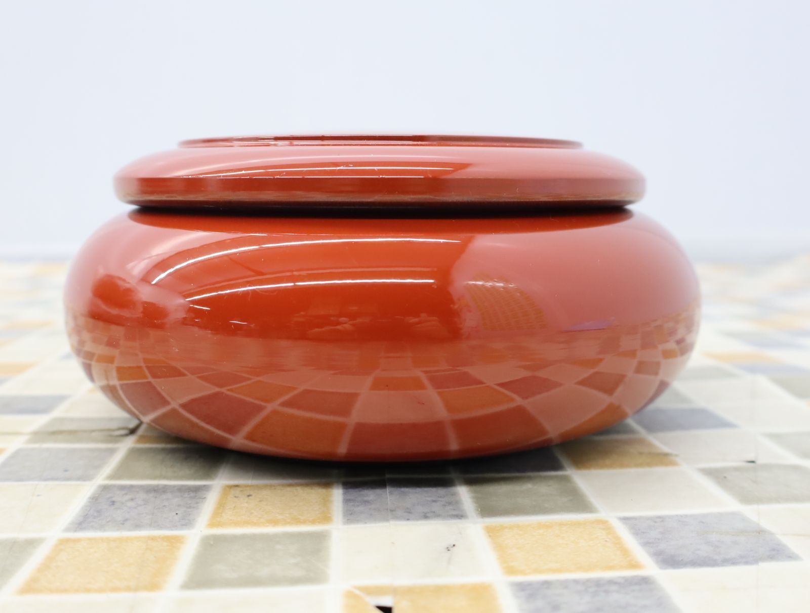 △20×20cm 販売済み 菓子入れ 多様に使える｜菓子器・盛り器 朱漆 内