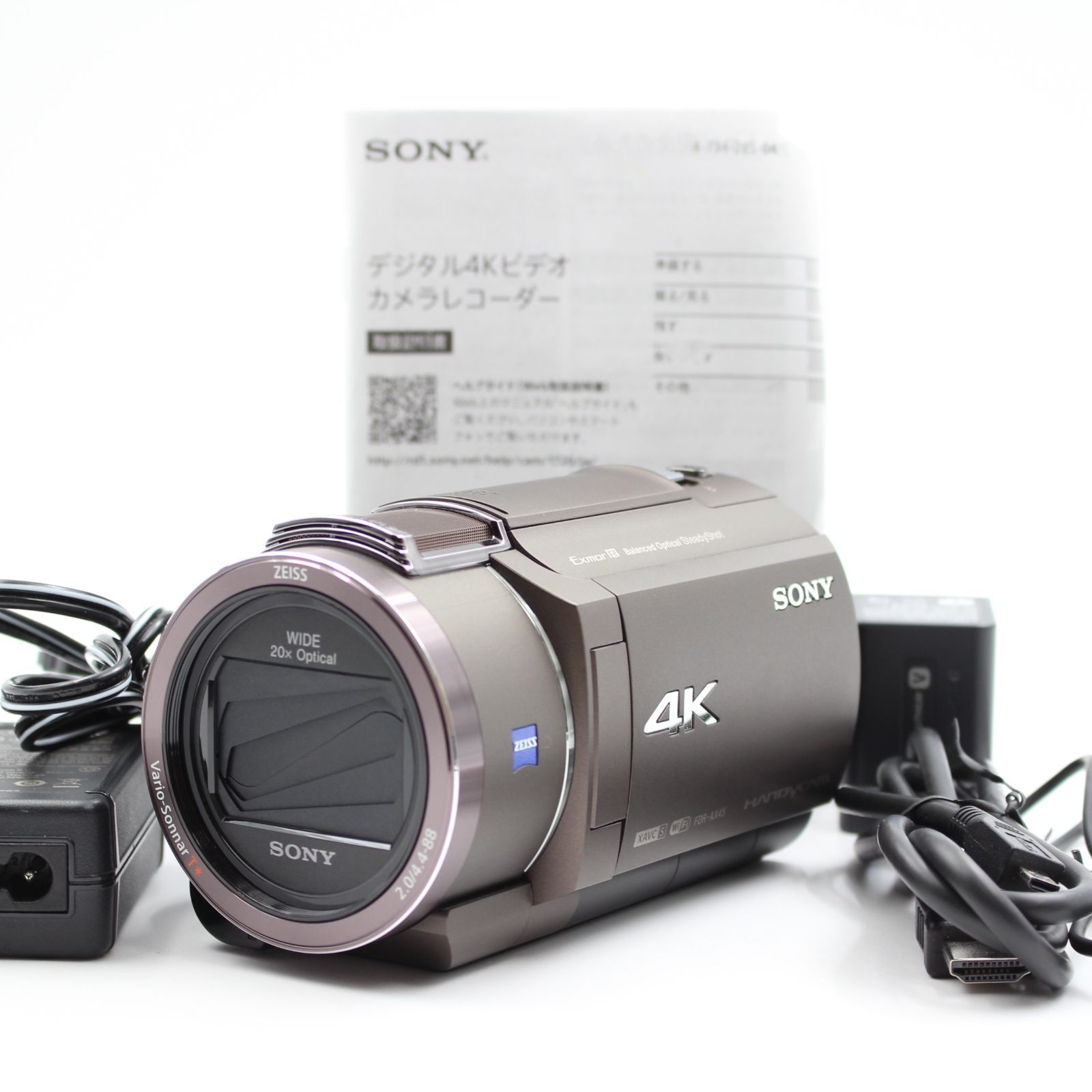 手軽に高画質なビデオ撮影ができる☆スマホ転送OK♪ソニー HDR