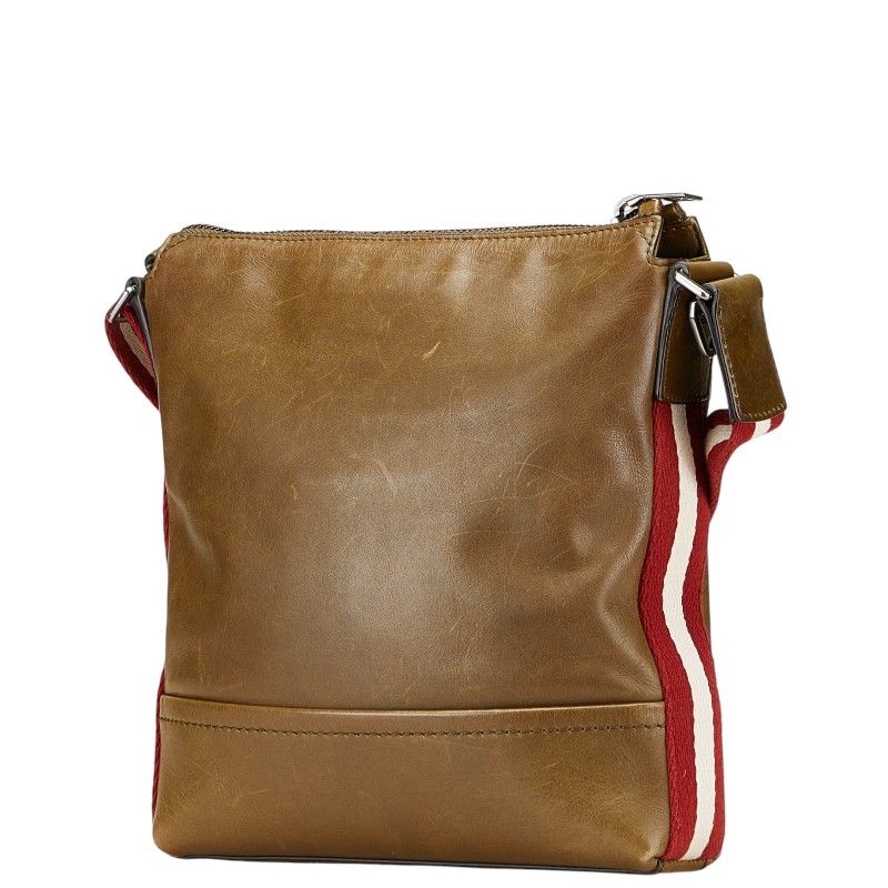 BALLY カーキーレザー メッセンジャーバッグ BALLY バリー 限定カラー メンズ ショルダーバッグ 肩掛け 斜め掛け