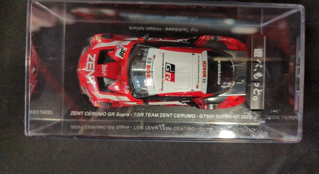 Spark model 1/43 ZENT CERUMO GR Supra No.38 TGR TEAM ZENT CERUMO