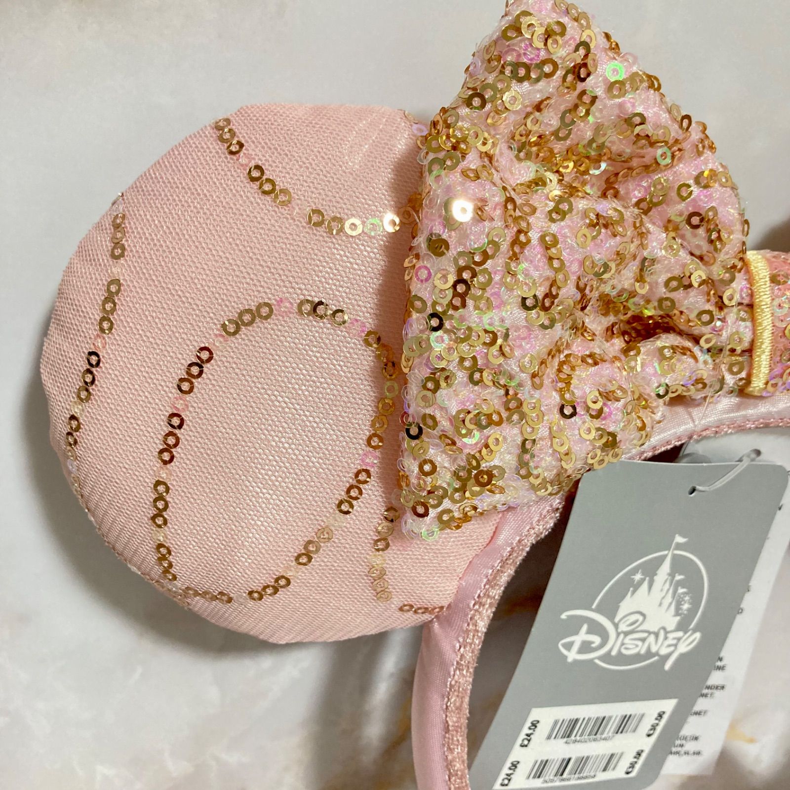 在庫処分】日本未発売 ディズニー カチューシャ スパンコール