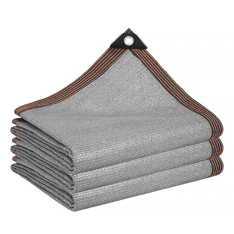 晨陽小店 遮光ネット6M*6M 日除けシェード 屋外 農業 園芸用 グレー シェード高密度ポリエチレン 紫外線から守る ベランダ 窓 カーポート ルーフ ヤード パーティーなどに最適 サイズには 1M 2M 3M 4M 5M 6Mが含まれます 0