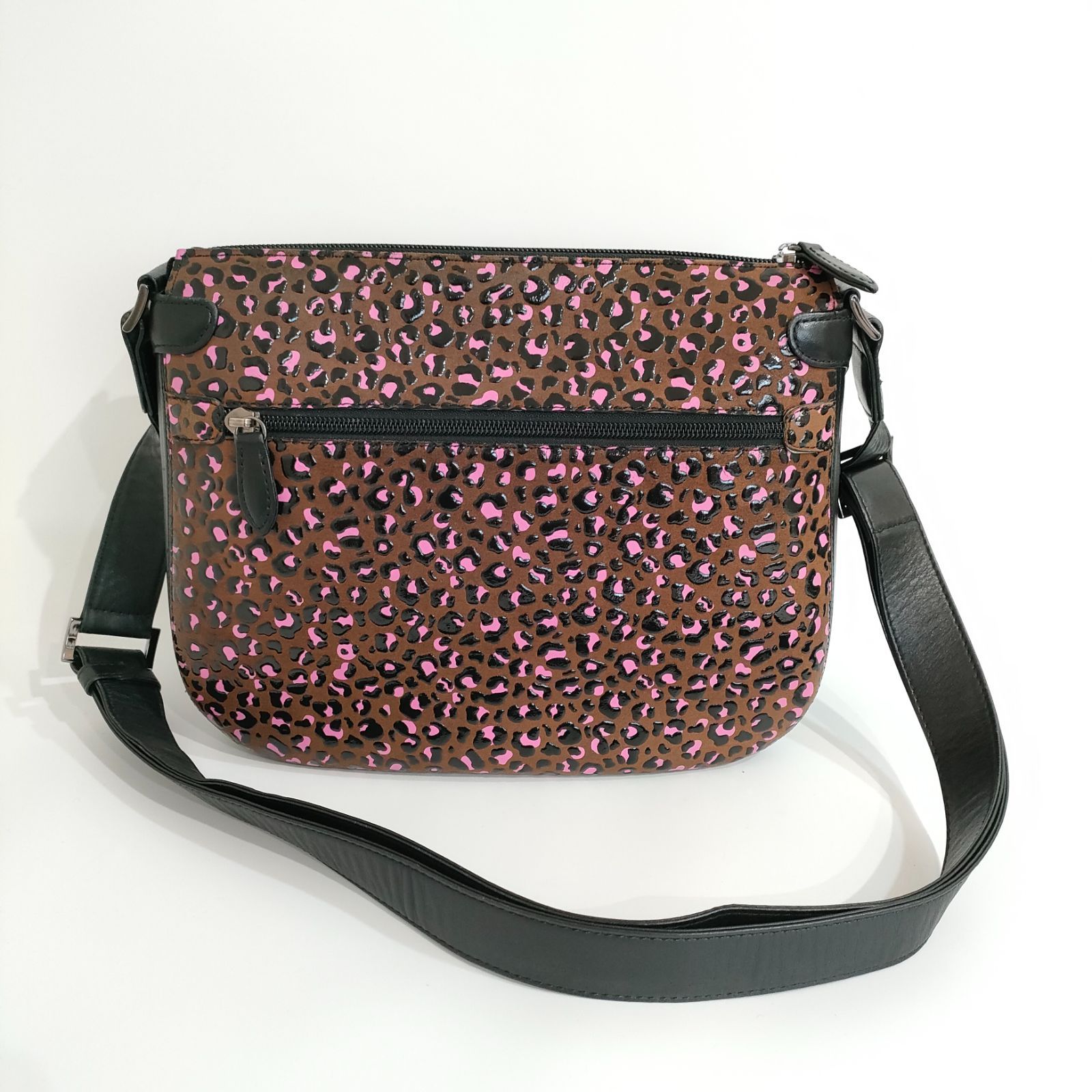 浅草 前川印傳 ショルダーバッグ バッグ レオパード柄 豹柄 ヒョウ柄  