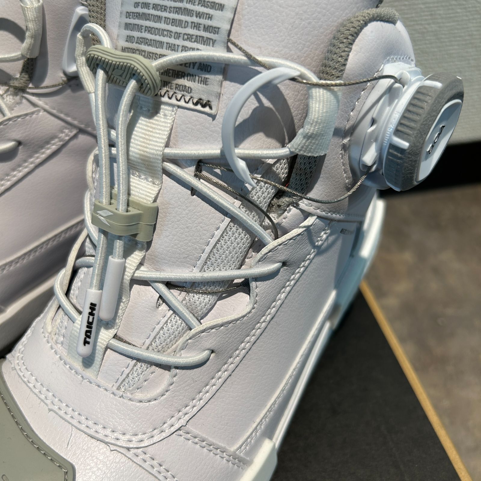 タイチ　バイクシューズ　25cm RSタイチ バイクシューズ 25cm TAICHI バイクシューズ ブラック/レッド