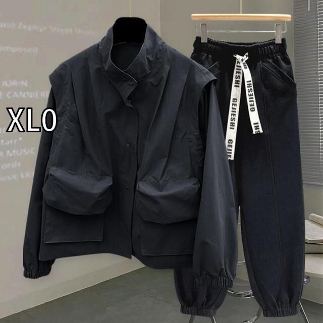 メルヘンレタリングダブルジップパー カー 紺色 nugu haku anji 子供