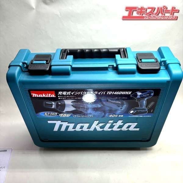 未使用品 マキタ 充電式インパクトドライバ TD146DWHX 18Vバッテリー2 
