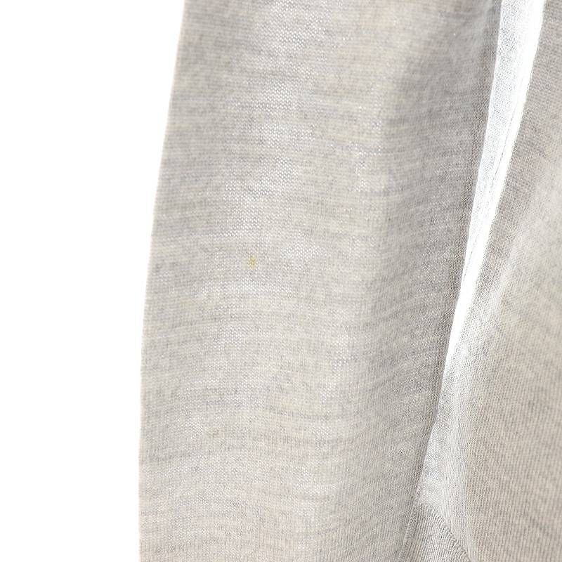 モラビト MORABITO ブラン BLANC ロゴインターシャウールクルー