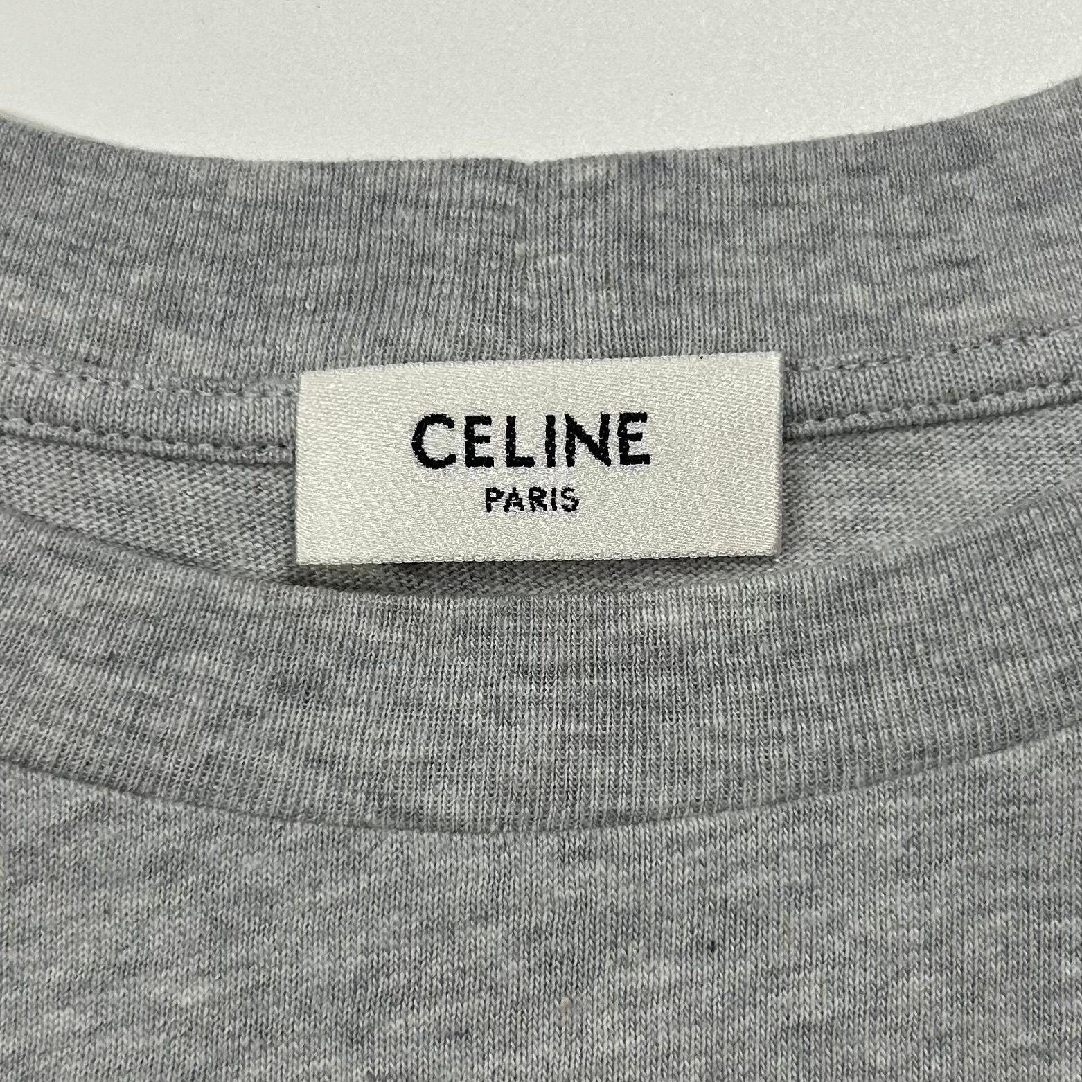 CELINE Celine Paris ロゴ Tシャツ CELINE 最終価格 [ショップバッグ付属] セリーヌ PARIS Tシャツ