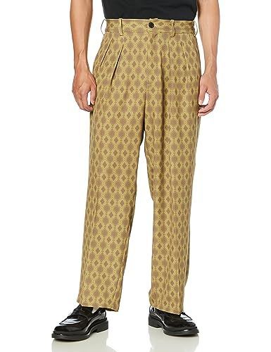 S_カラシメイン 86 ジュンレッド パンツ バティックプリントインタックワイドパンツ メンズ ANS73200 カラシメイン 86