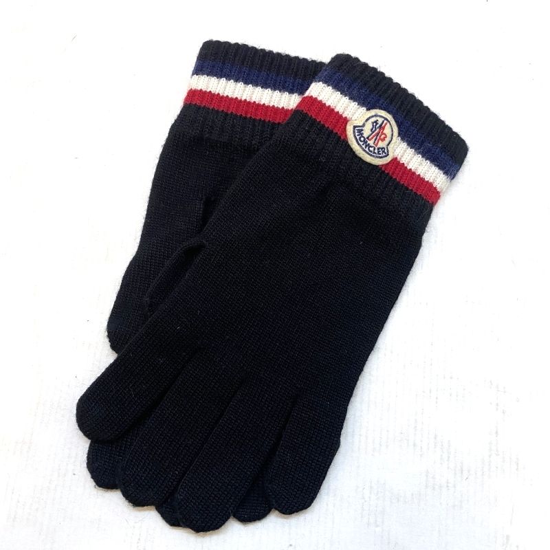 03w12496 MONCLER モンクレール GUANTI TRICOT トリコロール