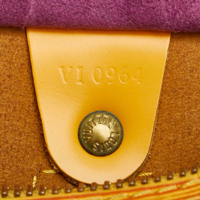 LOUIS VUITTON エピ サックトライアングル ハンドバッグ　イエロー LOUIS VUITTON 未使用保管品 ルイヴィトン ジャスミン エピ