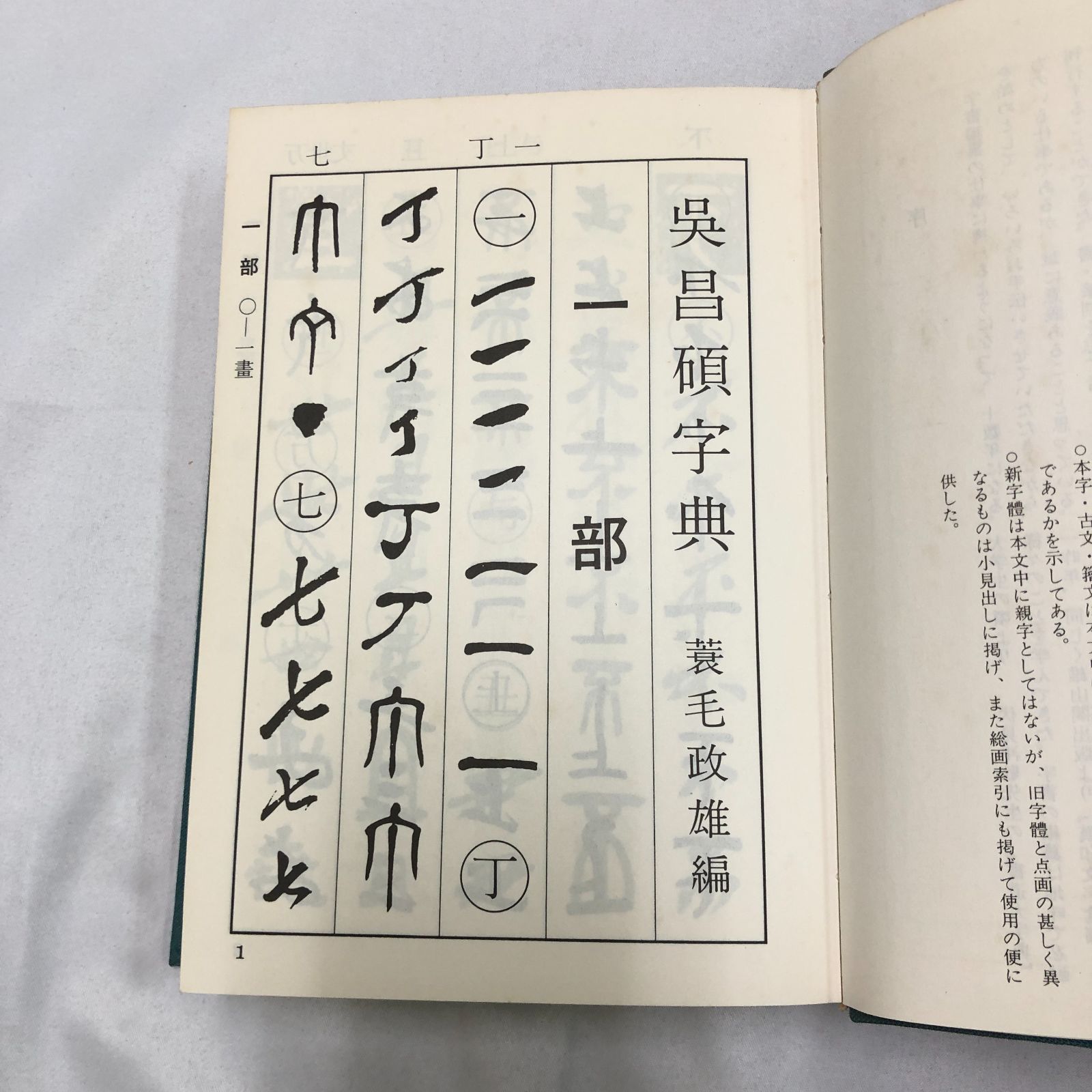 書道】呉昌碩字典 蓑毛政雄 雄山閣出版 - メルカリ