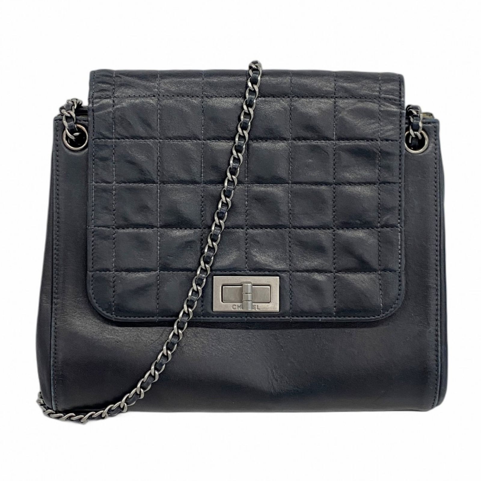 シャネル(Chanel) シャネル ショルダーバッグ 2.55 チョコバー