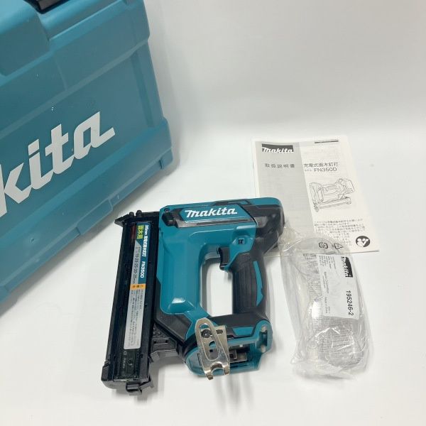 makita マキタ 充電式面木釘打 FN350DZK 18V 仕上釘35mm 本体 ケース 仕上げ釘打機 フィニッシュネイラ コードレス ≡DT6658