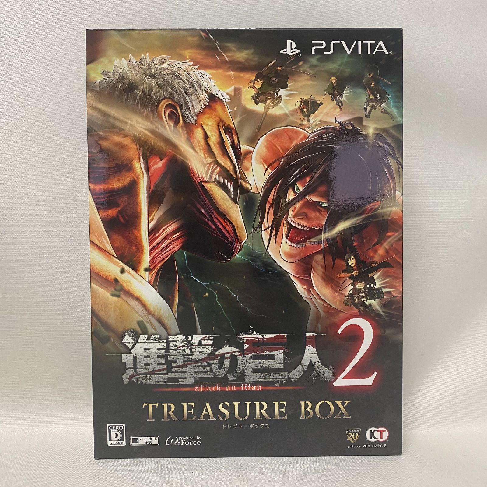 即購入可❗️進撃の巨人　未開封　BOX 浜館25-788】 PS Vita 進撃の巨人2 TREASURE BOX 【中古品