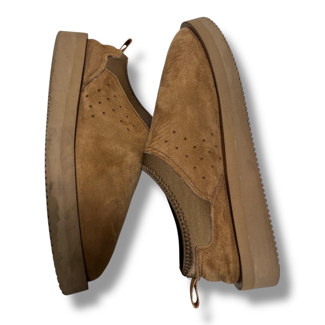 新品 SUICOKE スイコック ムートン サボ スリッポン 6 24 ブラウン 新品 SUICOKE スイコック ムートン サボ スリッポン 6 24 ブラウン