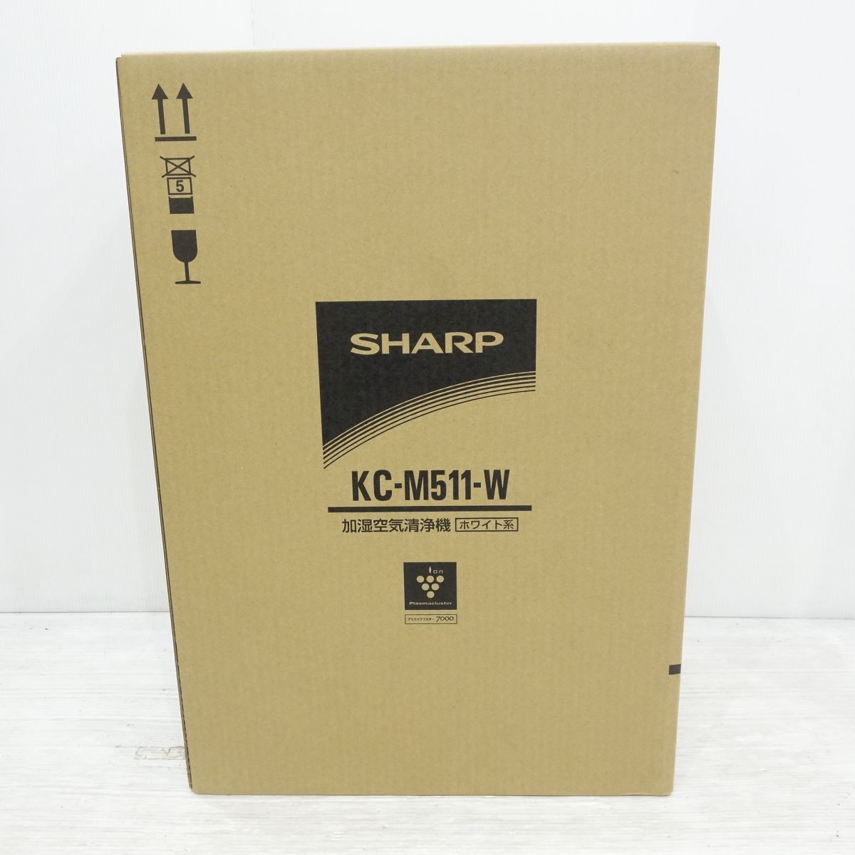 最安値に挑戦！ 未開封 SHARP シャープ KC-M511-W 加湿空気清浄機 ホワイト系