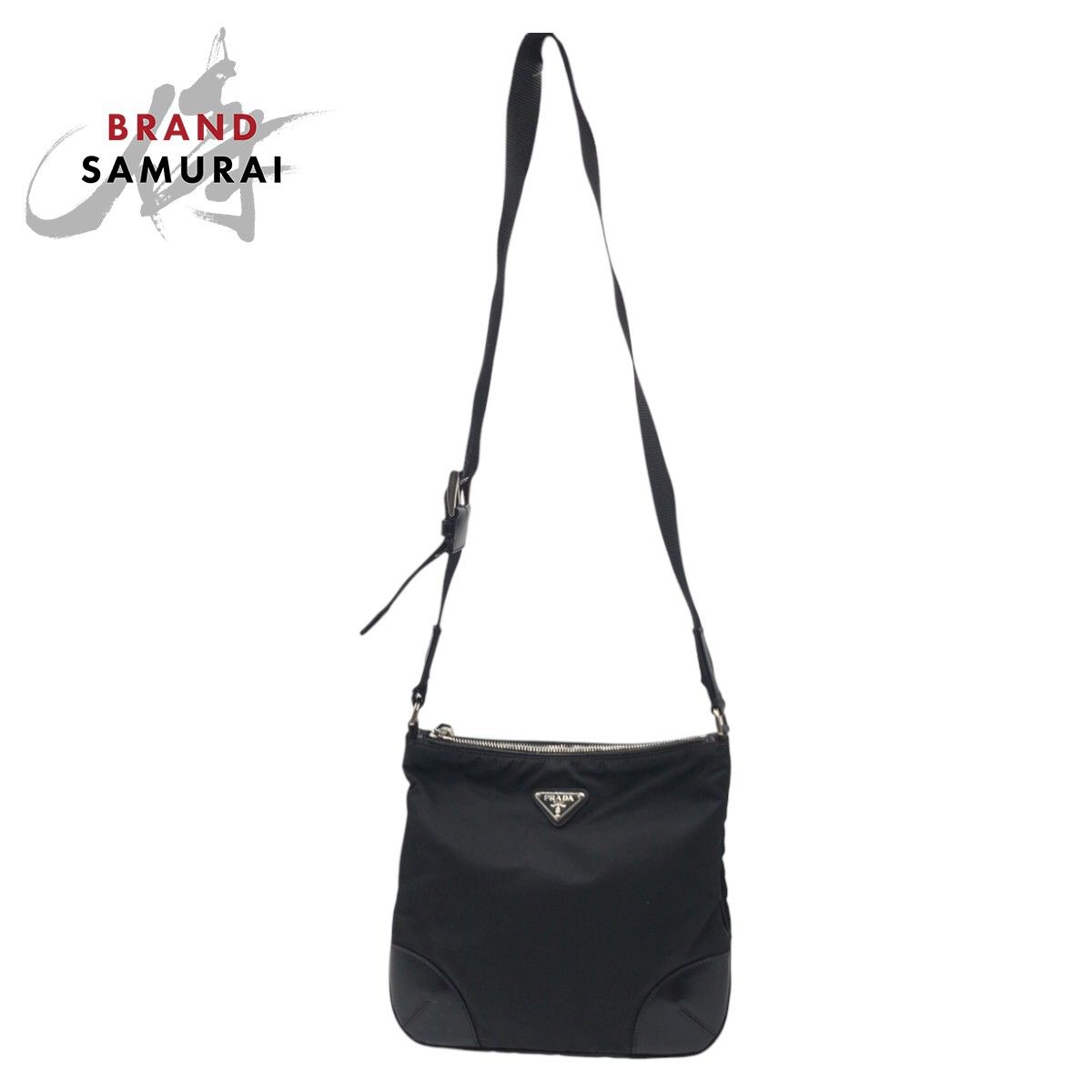 PRADA プラダ テスート 三角ロゴ ブラック 黒 ナイロン ショルダー