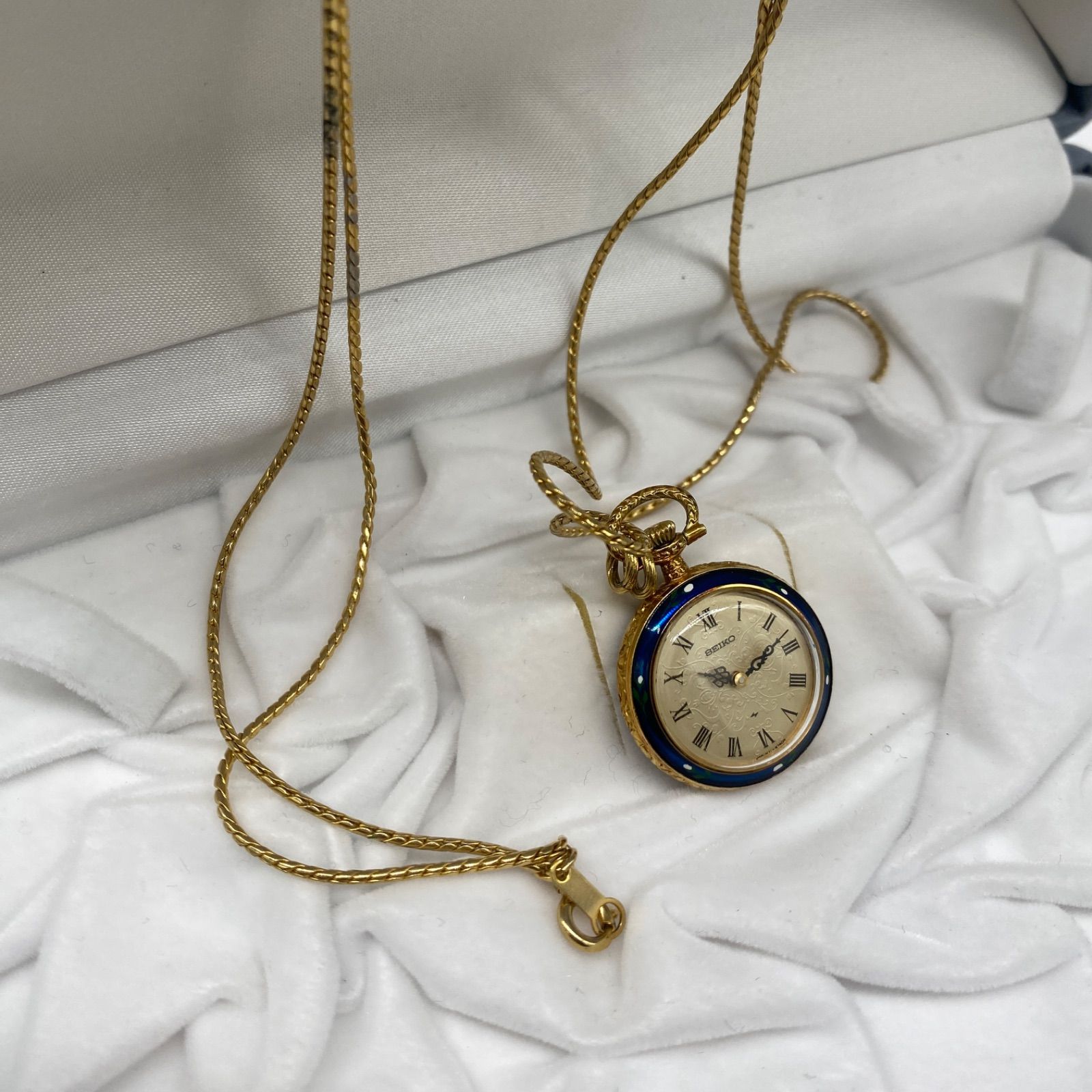  SEIKO 31 1240 懐中時計 手巻き ヴィンテージ 稼働品 ネックレスウォッチ チェーンウォッチ 懐中時計 腕時計(アナログ)