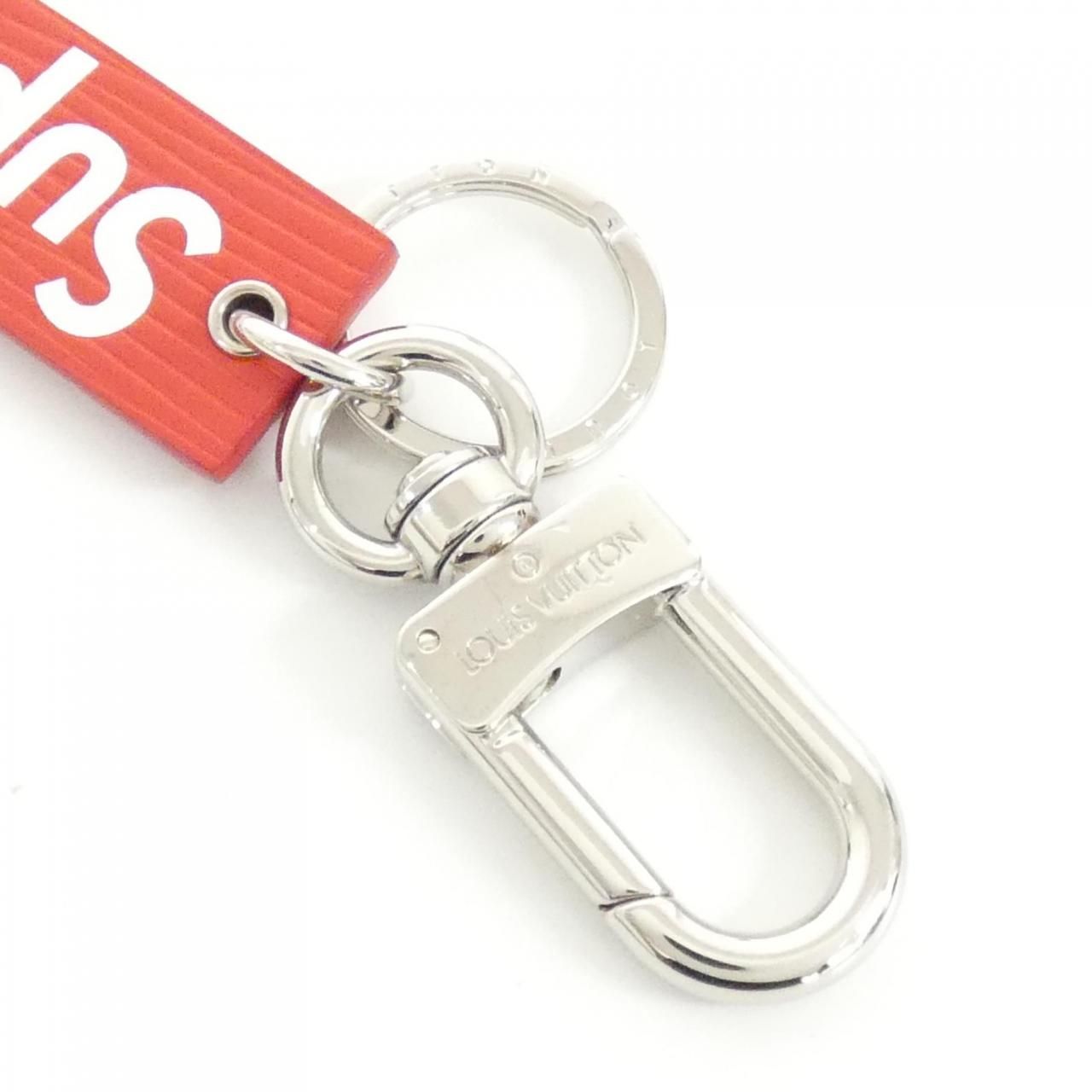 ルイヴィトン エピ(SUPREME) ダウンタウン タブ バッグチャーム アンド  